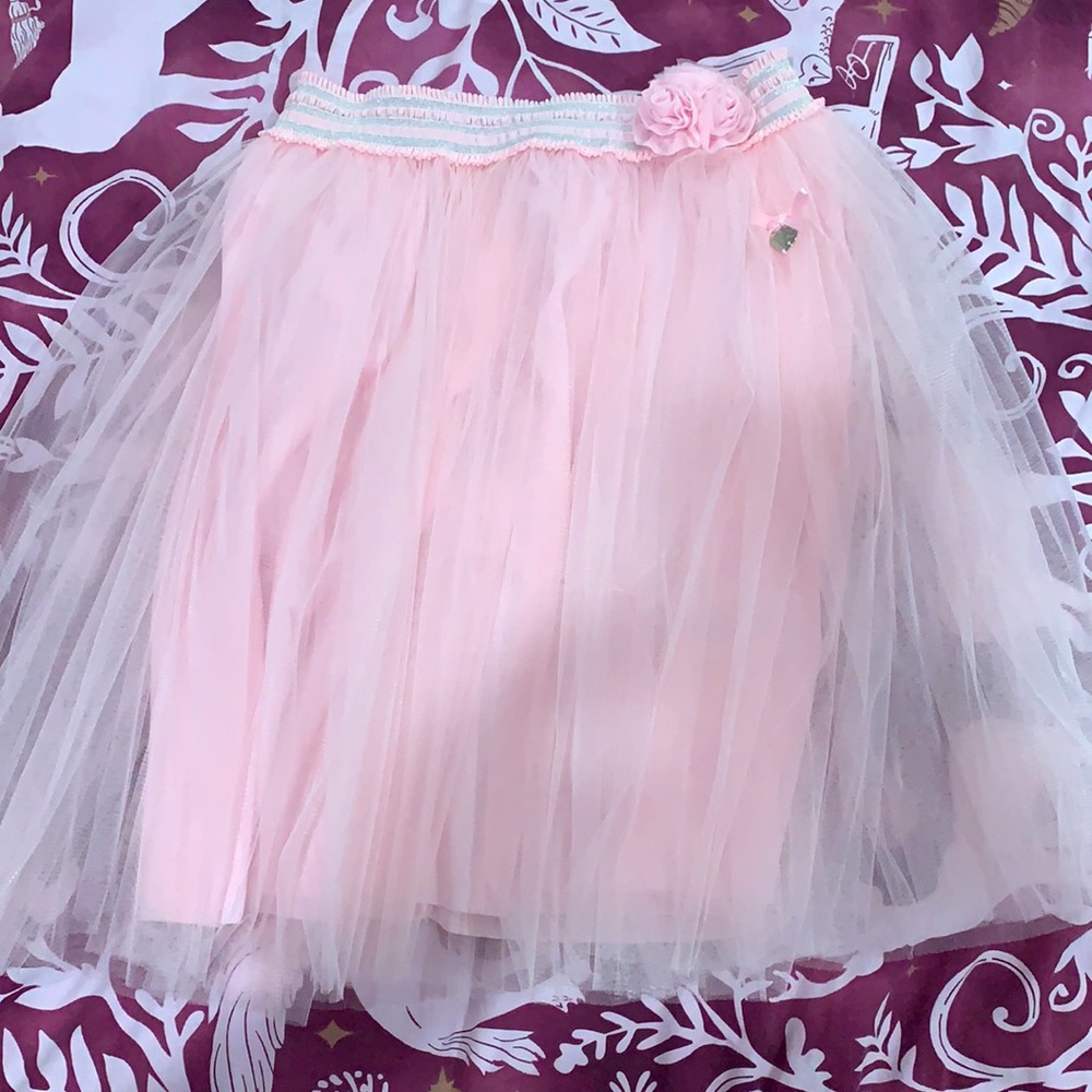 NEW W/tags Le Chic girls tulle skirt size 10-12